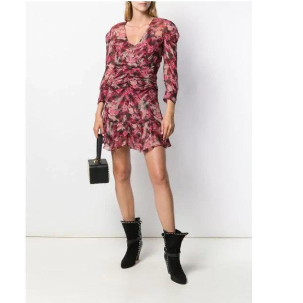 IRO Wick Dress In Candy Pink - Size 2